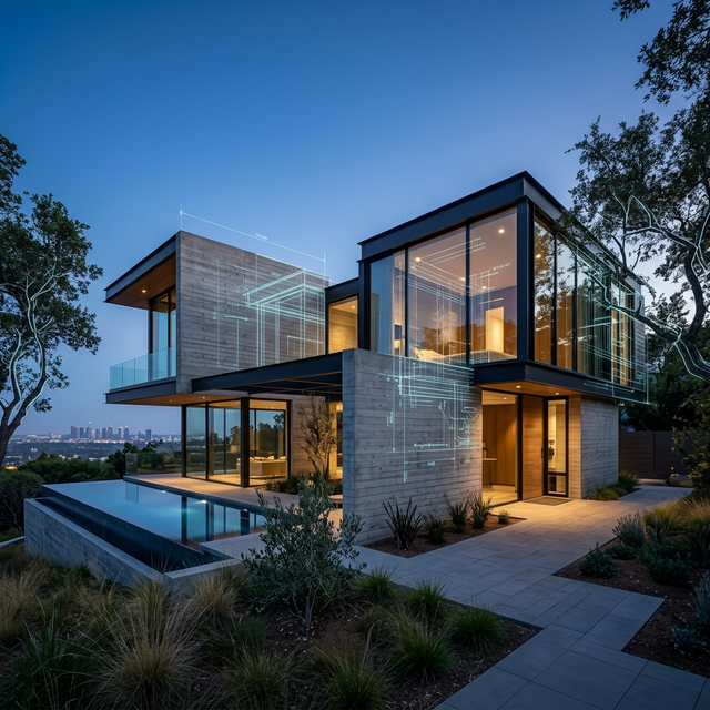 Modern engineering architecture